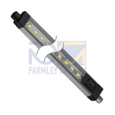 WLS28-2 Work Light Strip, Switched, Length: 145, Voltage: 12-30 V dc, Environmental Rating: IP50, Color: Warm White, Cascadable, 4-pin M12 Integral QD