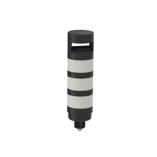 TL70 Tower Light, Black Housing: 3-Color Loud Audible Indicator, Voltage: 12-30 V dc, Environmental Rating: IP65, Input: Bimodal, Colors: Green Yellow Red, 8-pin M12 Integral QD