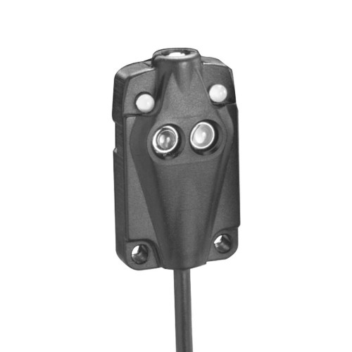 Q10 Series: Diffuse, Range: 0.5 m, Input: 10-30 V dc, Output: Light Operate - NPN, 2 m (6.5 ft) Cable