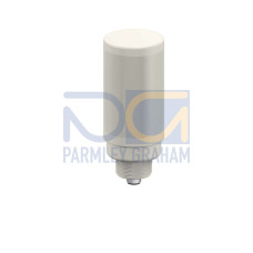 Column Light: Gray Housing: 3-Color Indicator, Voltage: 18-30 V dc, Environ. Rating: IP67, Input: PNP, Colors: Green Red Yellow, 4-pin M12 Integral QD
