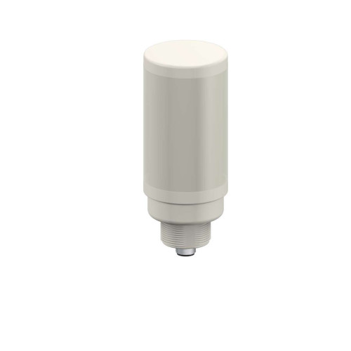 Column Light: Gray Housing: 3-Color Indicator, Voltage: 18-30 V dc, Environ. Rating: IP67, Input: PNP, Colors: Green Red Yellow, 4-pin M12 Integral QD