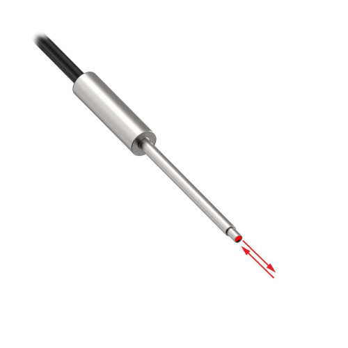 Plastic Fiber, Diffuse Reflective, Core Dia.: 0.5, Fiber Length 2 m, Extended, Ferrule, Probe, Free cut