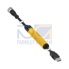 Converter Cable USB to Banner 1-WIRE, 5-pin M12, For Banner Pro Series, 0.7 m USB Cable, 1 m M12 Cable