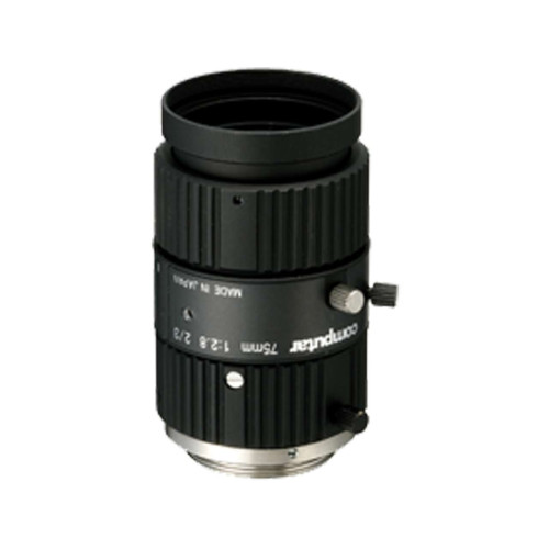 Megapixel C-Mount 75 Lens, with Focus & Aperture Lock, Imager Size: 2/3 in - Metal Housing, Computar