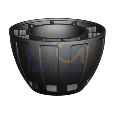 SA-M30 Steamlined Black Acetal Stand-Off Pipe Adapter/Cover with M30 x 1.5 Threads for use with K70 and K90 EZ-Light