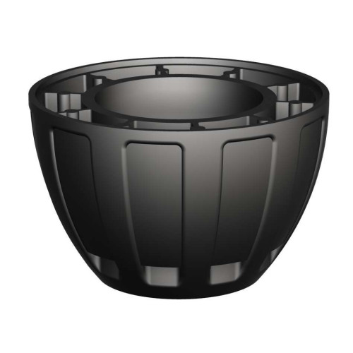 SA-M30 Steamlined Black Acetal Stand-Off Pipe Adapter/Cover with M30 x 1.5 Threads for use with K70 and K90 EZ-Light