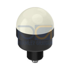 K70 Series EZ-LIGHT, 1-Color Indicator, Voltage: 12-30 V dc, Environmental Rating: IP65, Input: PNP, Colors: White, 5-pin M12 Integral QD