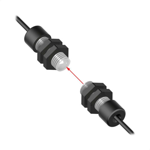 Plastic Fiber, Opposed Mode, Core Dia.: 1, Fiber Length 9 m, Lens, Free cut