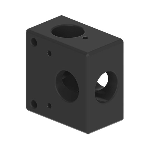 Multi-axis Mounting Block, Includes: 3/64 in hex wrench and 4 set screws