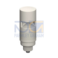 Tower Light, Gray Housing: 1-Color Sealed, Omnidirectional Pulsed Audible Indicator, Voltage: 18-30 V dc or 24 V ac, Environmental Rating: IP67, Input: Bimodal, Colors: Red, 4-pin M12 Integral QD