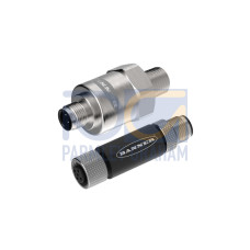 S15C Series: In-Line Converter w/ 50PSIG Stainless Steel Pressure Sensor, Voltage: 12-30 V dc, IP65/IP67/IP68, Input: Pressure Sensor, Output: Modbus, Female-Male 4-pin M12 QD