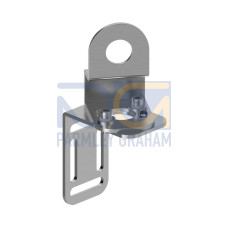 Bracket: 2 part universal rotating stainless steel, Allows full horizontal movement, Allows full vertical movement