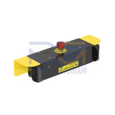 Run Bar with STBVR81, E-stop 2 NC contacts, IP65, STBVR81 Input: 20-30 V ac/dc, STB Output: Complementary Electromechanical delay, No Connectors, customer hardwired