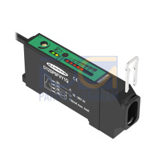 D12 Series: High Speed Glass Fiber Optic, Range: Depends on Fiber, Input: 10-30 V dc, Output: Complementary PNP 20 ms Pulse Stretch, 150 (6 in) M8 Pigtail QD