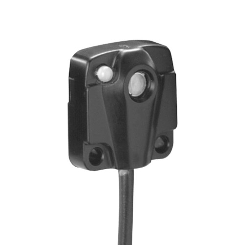Q10 Series: Receiver, Range: 1.8 m, Input: 10-30 V dc, Output: Dark Operate - NPN, 2 m (6.5 ft) Cable