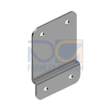 Bracket: For Use with WLB92, Surface Mount, Set of Two Brackets for End of Light, 300 Series Stainless Steel (Hardware Included)