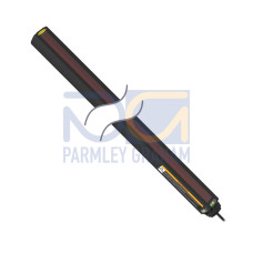 2 Piece Mini-Array Basic Series: Receiver, 3/4 in Optical Spacing, Sensing Length: 448, Range: 2 m, Input Voltage 16-30 V dc, 8-pin M12 Integral QD