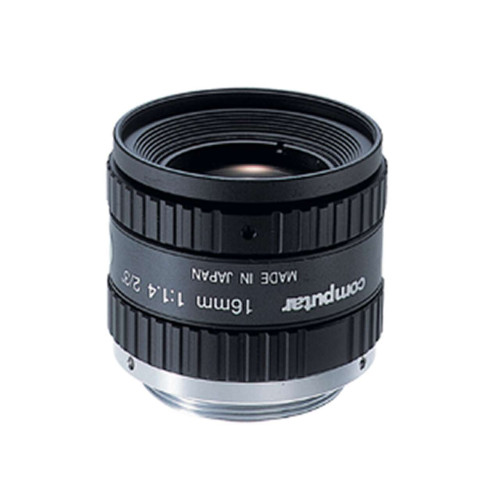 Megapixel C-Mount 16 Lens, with Focus & Aperture Lock, Imager Size: 2/3 in - Metal Housing, Computar