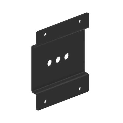 PresencePLUS Lighting Column Mounting Bracket, Used with LED Back & Area Lights, Black Corrosion-Resistant Zinc Finish, Hardware included