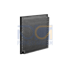 Retroreflective Target: Square 100 x 100, Reflectivity Factor: 3.0, Max Temp = 50 degree C, Plastic - Screw Hole for Mounting