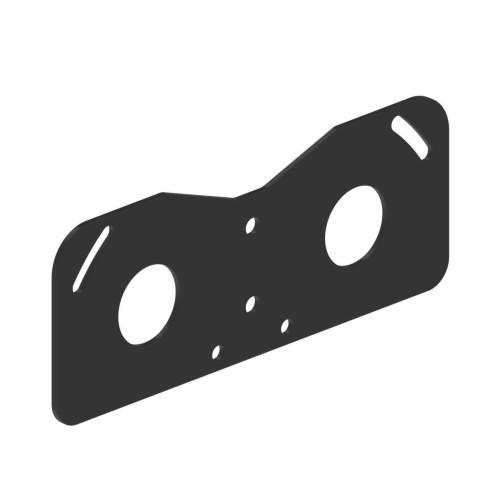 Bracket: Double for two sensors, Material: Anodized Aluminum