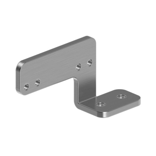 Bracket: Flat, Material: 13 Gauge Stainless Steel, Hardware included