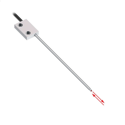 Plastic Fiber, Diffuse Reflective, Core Dia.: 0.5, Fiber Length 2 m, Probe, Ferrule, Free cut