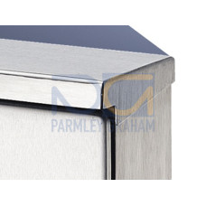 SZ Rain canopy, for AE, for WD: 600x210 mm, Stainless steel 1.4301