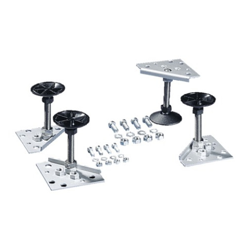 SO Levelling foot, for TS, plinth complete, Thread M16, Stainless steel 1.4301 (pack of 4)