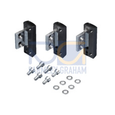 CM 180&deg; hinge, for CM, standard door, RAL 9011/9006 (pack of 3)