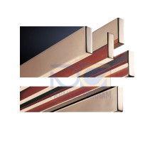 SV Busbar E-Cu, WH: 15x10 mm, L: 2400 mm
