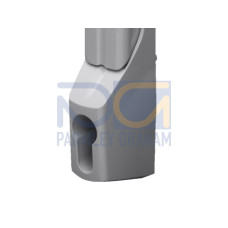 TS Comfort handle, for TS, TS IT, SE, PC, IW, for semi-cylinder, RAL 9005