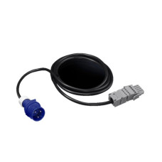 DK Connection cable, L: 3 m, 16 A, 1-phase, Wago X-Com, CEE, For PSM