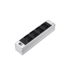 DK PSM Plus socket module, C19, 4-way, black, non-switchable