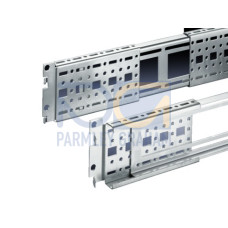 DK Punched sections with mounting flanges, For TE, 17 x 73 mm, L: 530 - 700 mm