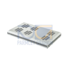 DK Fan mounting plate, WHD: 200x59x550 mm, max. 3 fans, For TS IT, RAL 7035