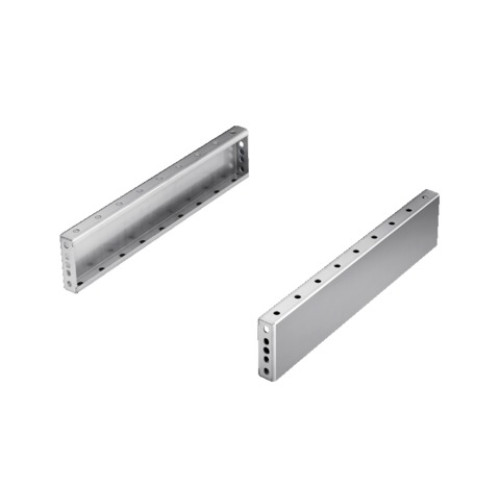TS Trim panel, sides, H: 100 mm, for W: 600 mm, Stainless steel 1.4301 (pack of 2)