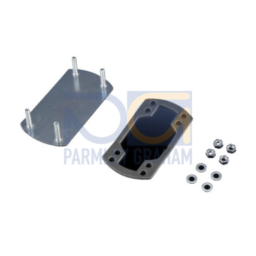 CP Cover plate, for support arm connection 120x65 mm