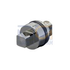 SZ Lock insert, version A, Die-cast zinc, 7 mm square, L: 27 mm