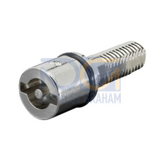 SZ Lock insert, version D, Die-cast zinc, 3 mm double-bit, L: 47 mm