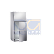 TP Universal console, WHD: 600x1300x500 mm, Sheet steel, with tall front door