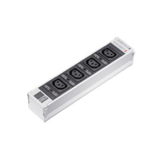 DK PSM Plus socket module, C13, 4-way, black