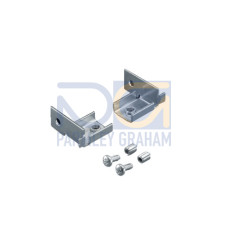 Angle bracket, C-section for attachment to the horizontal section (pack of 8)