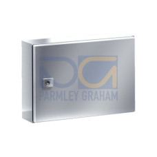 AE Compact enclosure, WHD: 380x300x155 mm, Stainless steel 1.4301