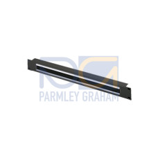 DK Cable entry panel, 1 U, 482.6 mm (19"), WxH: 390x20 mm, With brush strip