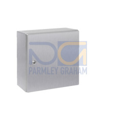 AE Compact enclosure, WHD: 380x380x210 mm, Stainless steel 1.4404