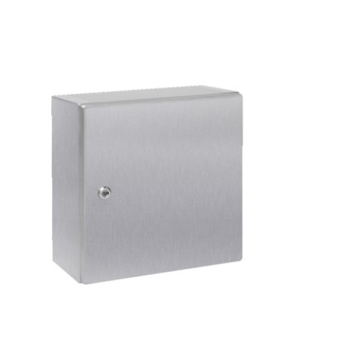 AE Compact enclosure, WHD: 380x380x210 mm, Stainless steel 1.4404