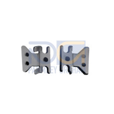 SZ Wall mounting bracket, sheet steel, galvanized, Wall distance 10 mm (pack of 4)