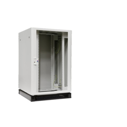 TE 8000 network rack, pre-configured, WHD: 800x1200+100x800 mm, with g