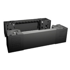 VX Base/plinth corner piece with panel front and rear, H: 100 mm, for W: 400 mm (Pack 2)